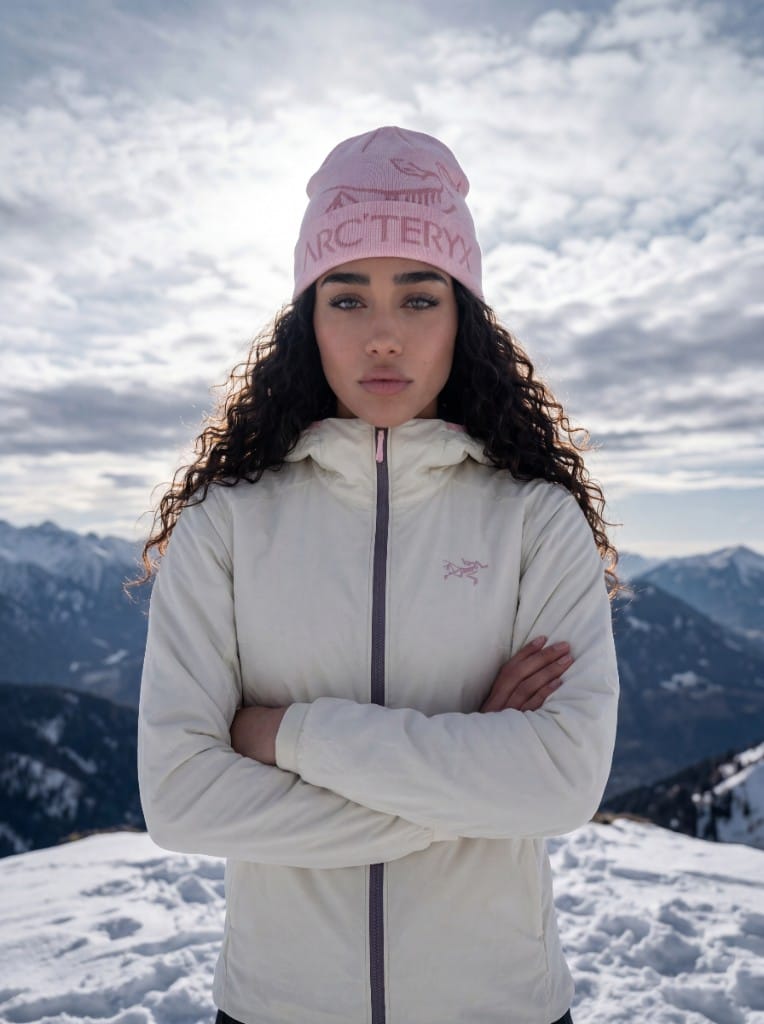 Portrait outdoor montagne, tenue technique